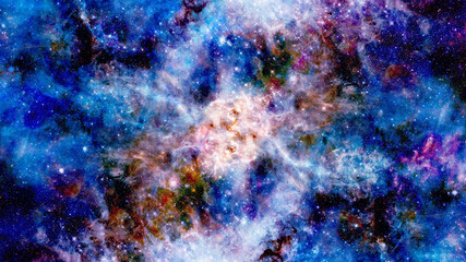 Space many light years far away. Elements of this image furnished by NASA