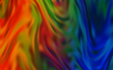 Dark Blue, Yellow vector blurred pattern.