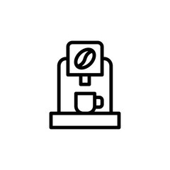 Espresso maker concept line icon. Simple element illustration. Espresso maker concept outline symbol design from Bar set. Can be used for web and mobile