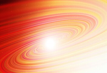Light Orange vector template with space stars.