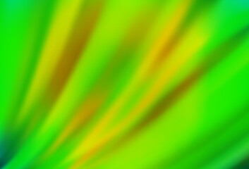 Light Green, Yellow vector glossy abstract layout.