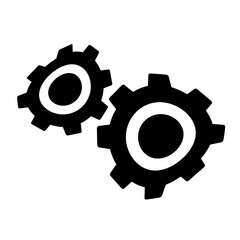 Settings symbol icon.