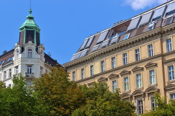 Fototapeta na wymiar Austrian architecture in Vienna 