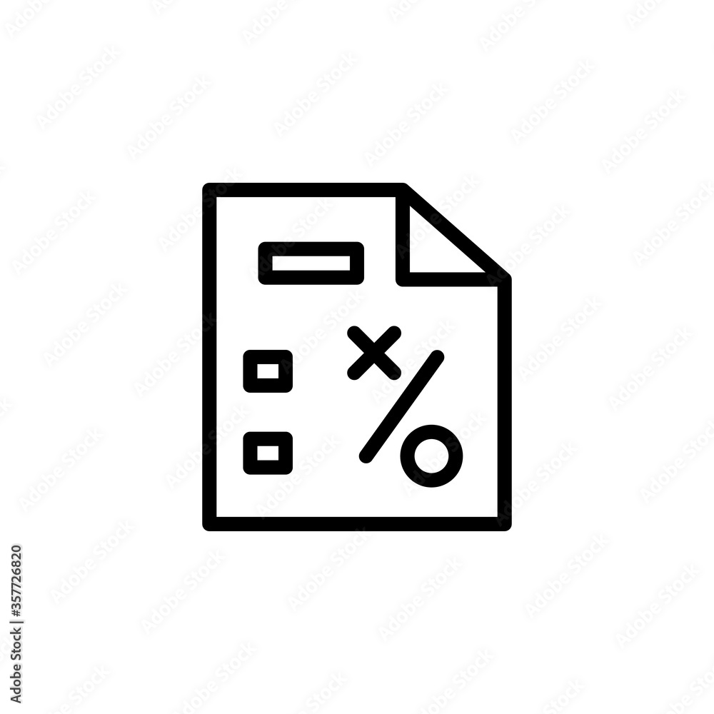 Poster files concept line icon. simple element illustration. files concept outline symbol design from busin