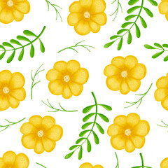 seamless pattern flowers, forest green, gray leaves garland, white background. Wedding invitation banner. Floral arrangement.