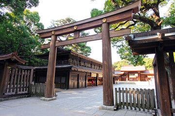 Meiji Shrine in Shibuya, Tokyo, Japan
