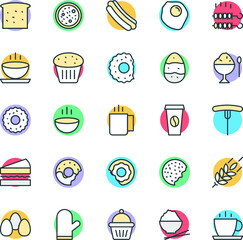 Food Cool Vector Icons 