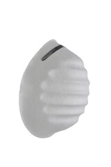 safety face mask frome dust pollution, object isolated on white background