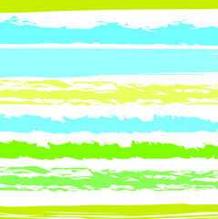 abstract colorful green paint brush and scribble lines with horizontal lines pattern for your design. creative colorful green nice brush strokes and hand drawn with horizontal lines background