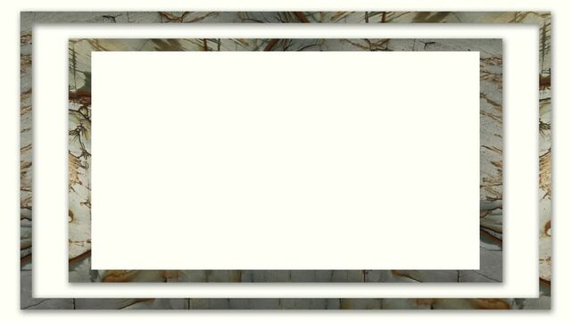 Marble designed frame in white background - graphics