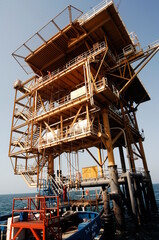 Fototapeta na wymiar offshore oil and gas exploration and production 