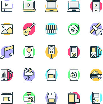 
Multimedia Cool Vector Icons 3
