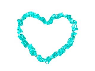 ハート　氷