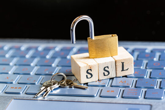 SSLで暗号化されたパソコン