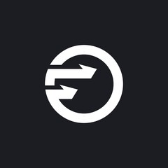 F letter logo icon illustration