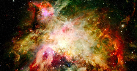 Fototapeta na wymiar Starry outer space. Background texture. Elements of this image furnished by NASA