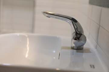 세면대, 화장실, 수도꼭지