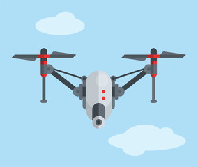 Naklejka na ściany i meble aircraft drone icon