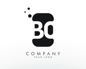 Initial letter BO Logo Design Template Element colorful