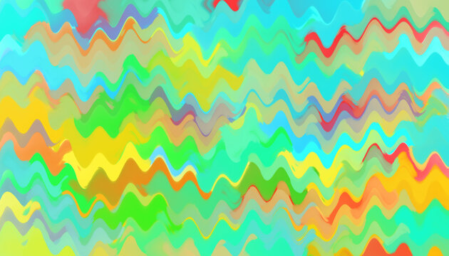 Colorful wave