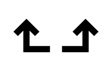 arrow pointing up, download button isolated on white, simple arrow for icon flat line, black arrow up direction, arrow sign of next or download upload concept