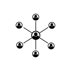 Network icon. Design vector