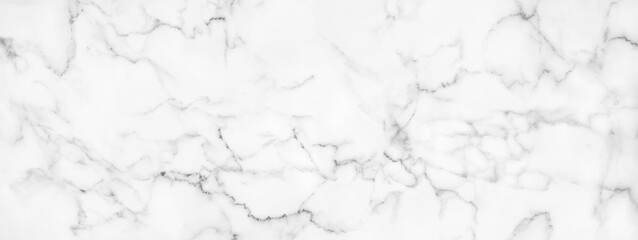 Panorama white marble texture for background or tiles floor decorative design.