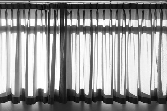 Silhouette curtain in hospital