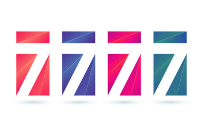 i7 logo is a combination of number 7 and letter i, it is suitable for company, business, brand .etc logos
