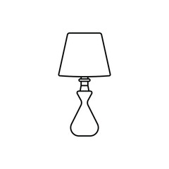 table lamp line icon