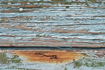 Old painted grey-blue boards,wood texture