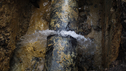 HDPE pipe saiz 355mm diamiter burst