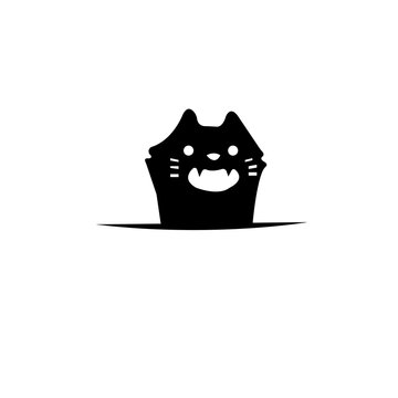 Cat icon. Cat symbol design from Animals collection. Simple element vector illustration on white background.