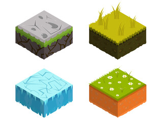 Isometric Soil Layers tile