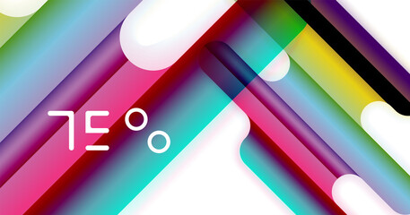 Abstract liquid lines geometric background