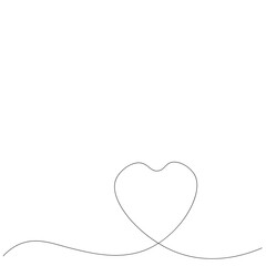 Love heart valentines day background. Vector illustration