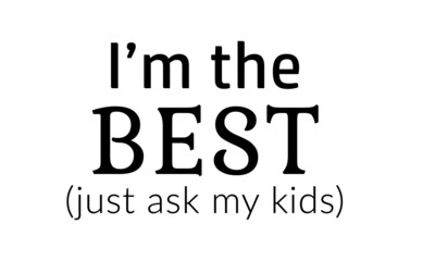 Happy Father's Day, Typography for print or use as poster, card, flyer or T Shirt