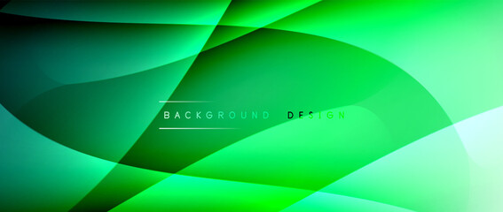Fluid gradient waves with shadow lines and glowing light effect, modern flowing motion abstract background for cover, placards, poster, banner or flyer