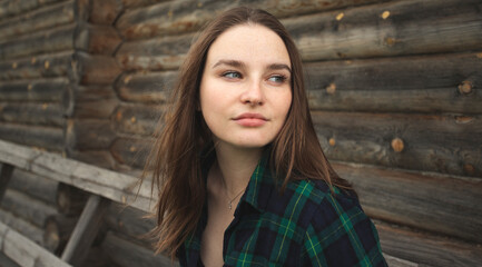 Fototapeta premium young country woman 