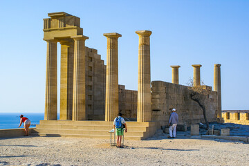 Akropois von Lindos, Insel Rhodos