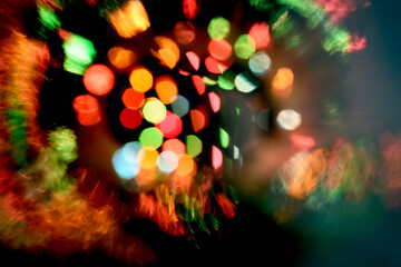 Obraz na płótnie Canvas abstract christmas lights