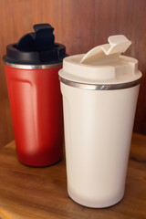 Individual refilled drink tumbler mug