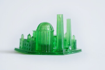 3D resin printout. Factory miniature - board game pawn
