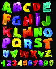 3D Alphabet Letter Set