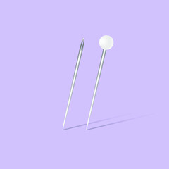 sewing needles, set