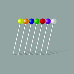 sewing needles, set