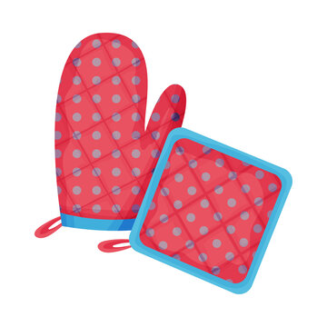 recommend clip art: Cooking Glove or Oven Mitt and Textile Potholder Vector Illustration