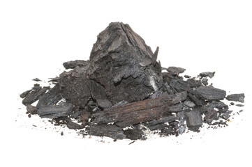 firewood isolated on white background