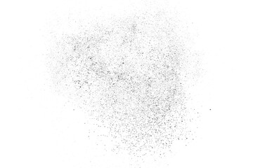 Obraz premium Distressed black texture. Dark grainy texture on white background. Dust overlay textured. Grain noise particles. Rusted white effect. Grunge design elements. Vector illustration, EPS 10.