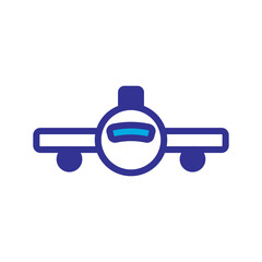 plane icon logo illustration design
